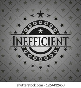 Inefficient black emblem
