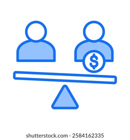 Inequality Icon Element For Design