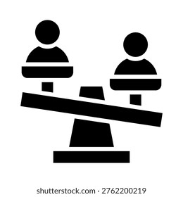 Inequality Icon Element for Design