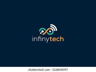 Inernet logo design_wifi logo Free vector template