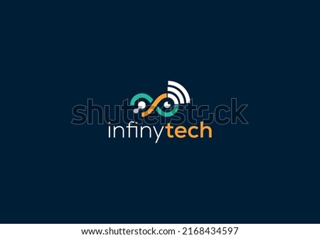 Inernet logo design_wifi logo Free vector template