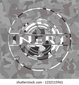 Inert on grey camo pattern