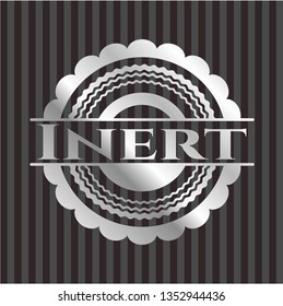 Inert silvery emblem