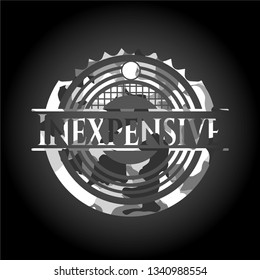 Inexpensive grey camo emblem