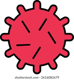 Infaction Line Vector Icon Design