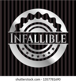 Infallible silver emblem