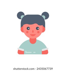 Infant Child icon in vector. Logotype
