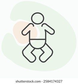 INFANT HEATHCARE ICON VECTOR DESIGN