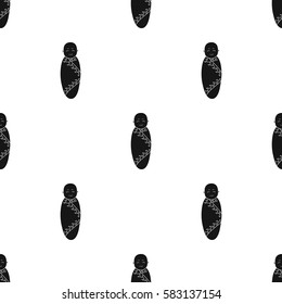 Infant icon in black style isolated on white background. Baby born pattern stock vector illustration.