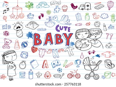 Infant Icon set  