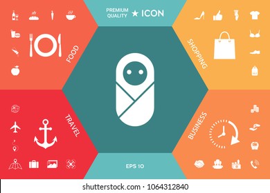 Infant, neonate, newborn icon