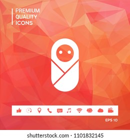 Infant, neonate, newborn icon