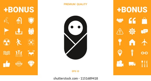 Infant, neonate, newborn icon