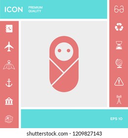 Infant, neonate, newborn icon