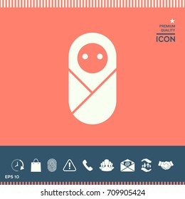 Infant, neonate, newborn icon
