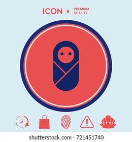 Infant, neonate, newborn icon