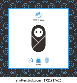 Infant, neonate, newborn icon. Elements for your design