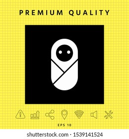 Infant, neonate, newborn icon. Graphic elements for your design