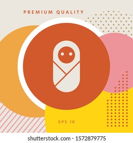 Infant, neonate, newborn icon. Graphic elements for your design