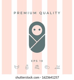 Infant, neonate, newborn icon. Graphic elements for your design