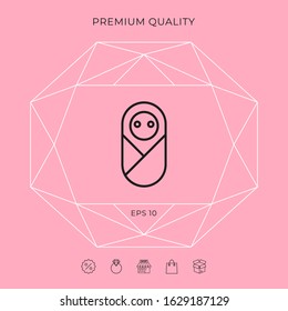 Infant, neonate, newborn icon. Graphic elements for your design