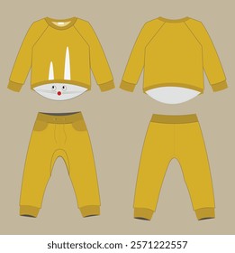 Infant pajama set with victor file.