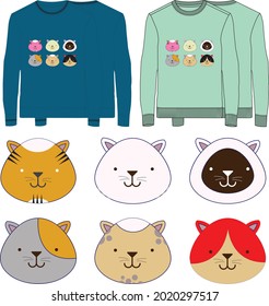 Infant shirt design for boys.