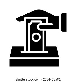 infaq icono ilustración de icono plantilla de logotipo aislado en fondo blanco