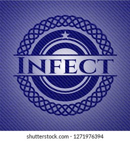 Infect denim background