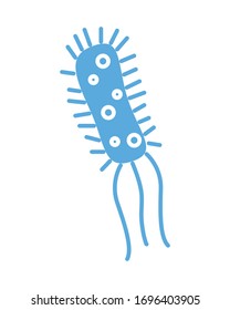 infected cell with covid19 icon vector illustration design
