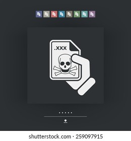 Infected file icon