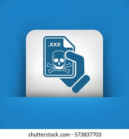 Infected file icon