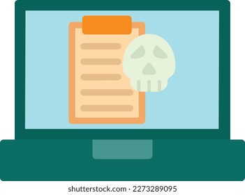 Infected Vector Icon Flat Style