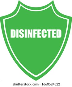 infection disinfected protect medical icon shield