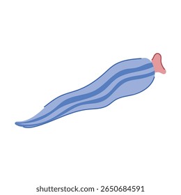infecção parasite cartoon. organismo da doença, protozoários da transmissão, nemátode helminto infecção sinal do parasita. símbolo isolado ilustração do vetor