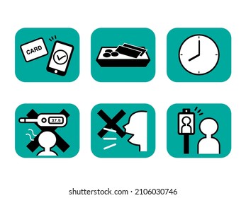 Infectious Disease Control Icon Set