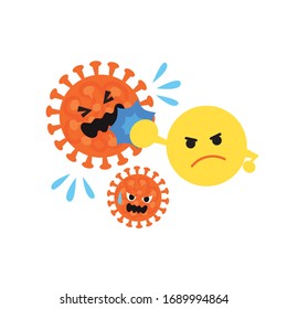 Infectious disease, coronavirus image illustration