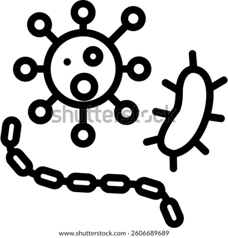 Infectious Disease Icon Element For Design