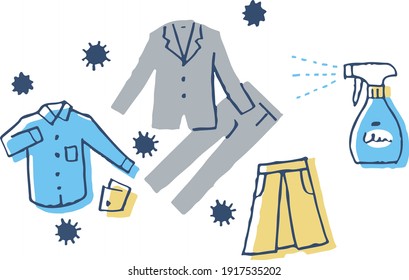 Infectious disease prevention measures, sterilization of clothing