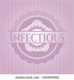 Infectious pink emblem