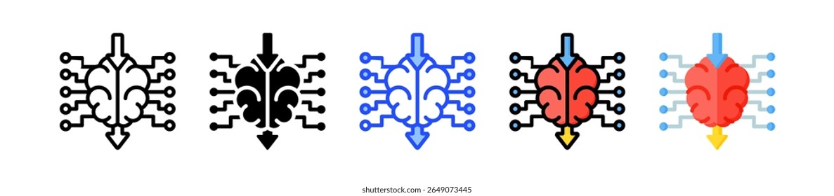 Inference Icon Collection With Multiple Styles