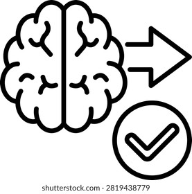 Inference Icon Element For Design