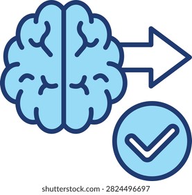 Inference Icon Element For Design