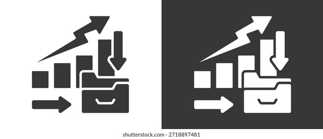 Conjunto de iconos de inferencia Colección de estilos múltiples