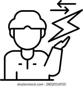 Inference Illustration vector Icon Design