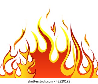 Inferno Fire Vector Background Design Use Stock Vector (Royalty Free ...