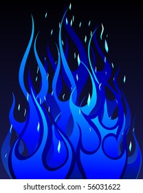 Inferno fire vector background for design use