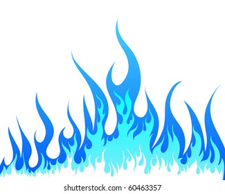 Inferno fire vector background for design use