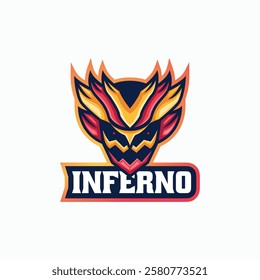 Inferno Simple Mascot Logo Template