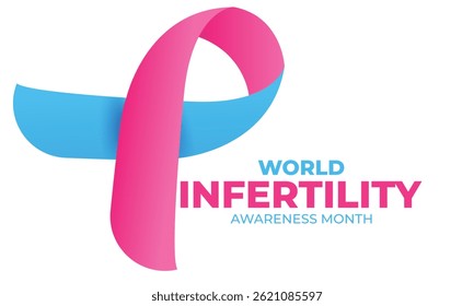 Infertility Awareness Month. background, banner, card, poster, template. Vector illustration.